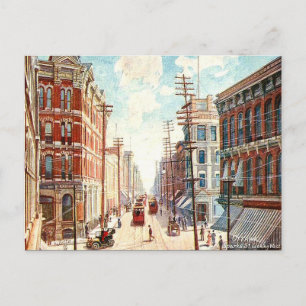 Old Postcard - Sparks St, Ottawa, Kanada Postkarte