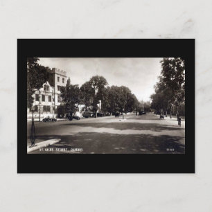 Old Postcard, St Giles, Oxford Postkarte