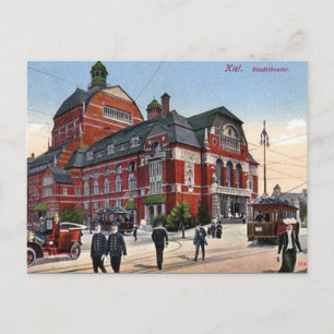 Old Postcard - Stadttheater, Kiel, Deutschland Postkarte