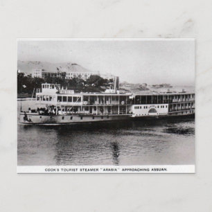 Old Postcard - Steamer in Aswan, Ägypten Postkarte