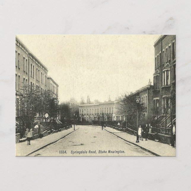 Old Postcard - Stoke Newington, London Postkarte (Vorderseite)
