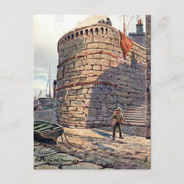 Old Postcard - Sunderland, Tyne and Wear Postkarte (Vorderseite)