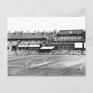 Old Postcard - The Oval Cricket Ground, London Postkarte