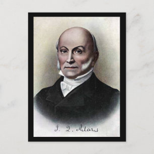 Old Postcard - US-Präsident John Quincy Adams Postkarte
