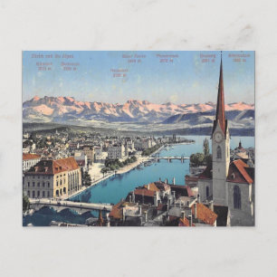Old Postcard - Zürich, Schweiz Postkarte