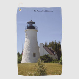 Old Presque Isle Lighthouse Golfhandtuch