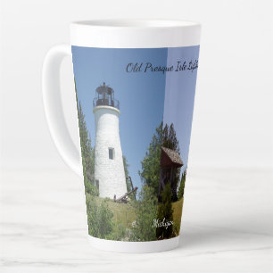 Old Presque Isle Lighthouse Latte Tasse