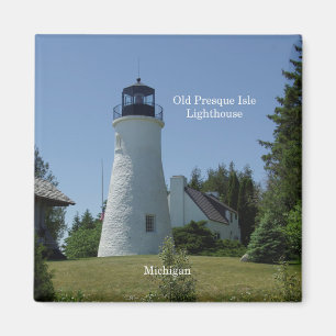 Old Presque Isle Lighthouse Magnet
