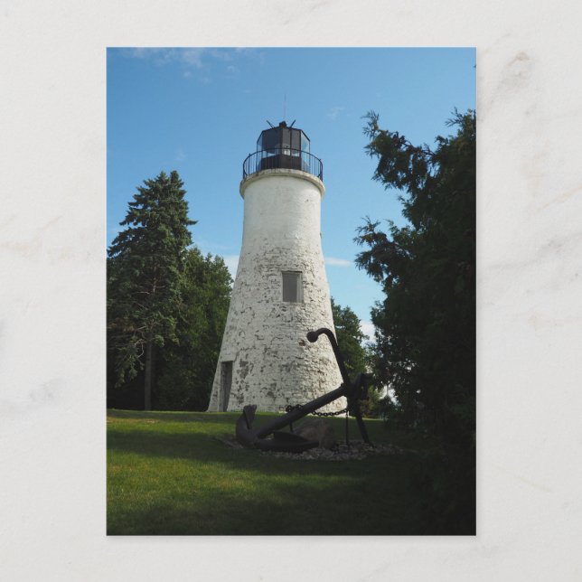 Old Presque Isle Lighthouse Postkarte (Vorderseite)