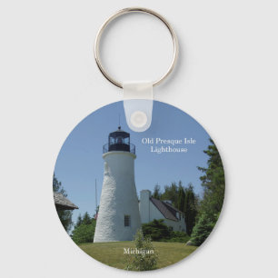Old Presque Isle Lighthouse Schlüsselkette Schlüsselanhänger