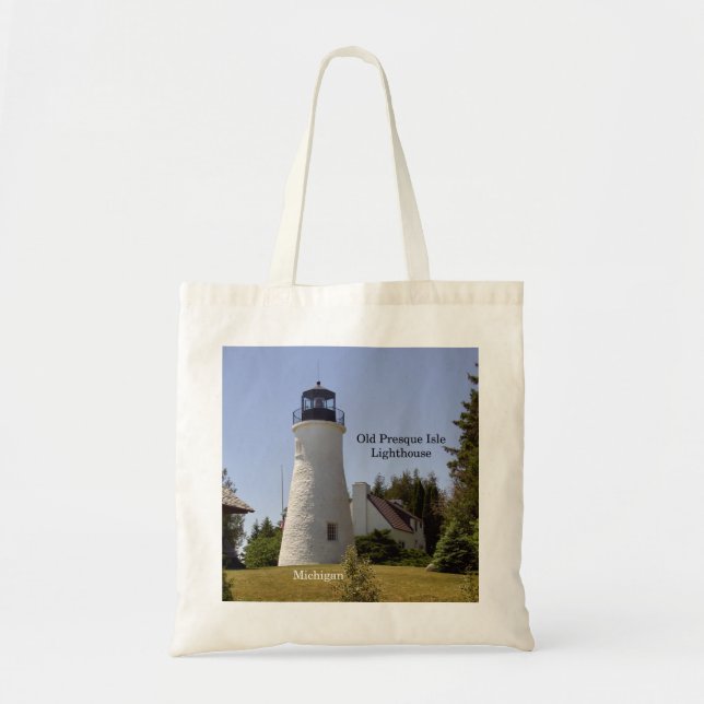 Old Presque Isle Lighthouse Totbag Tragetasche (Vorne)