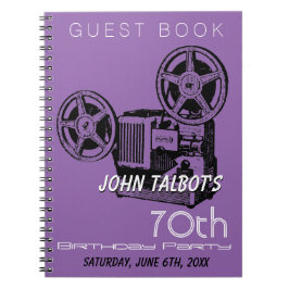 Old Project 70. Geburtstagsparty GuestBook Notizblock