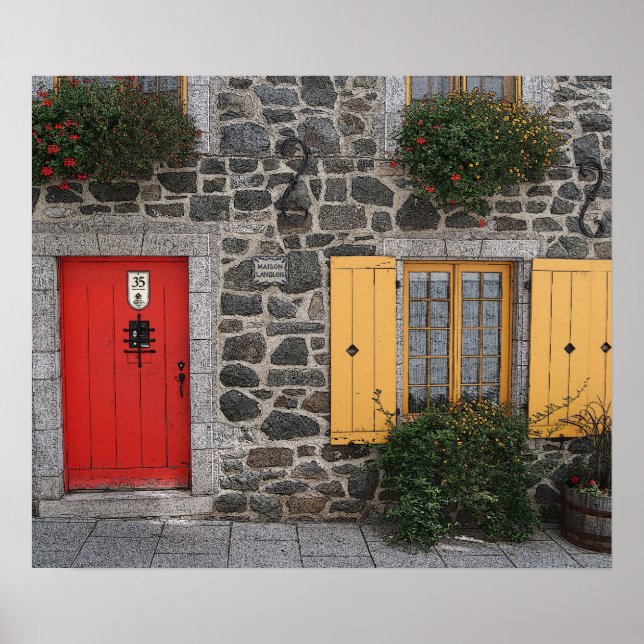 Old Quebec City, Kanada Poster (Vorne)