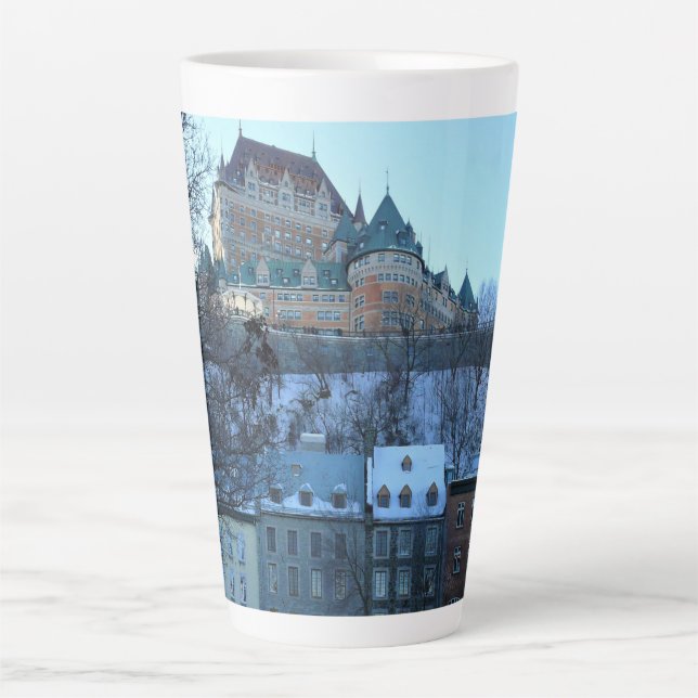 Old Quebec City, Quebec, Kanada Milchtasse (Vorderseite)