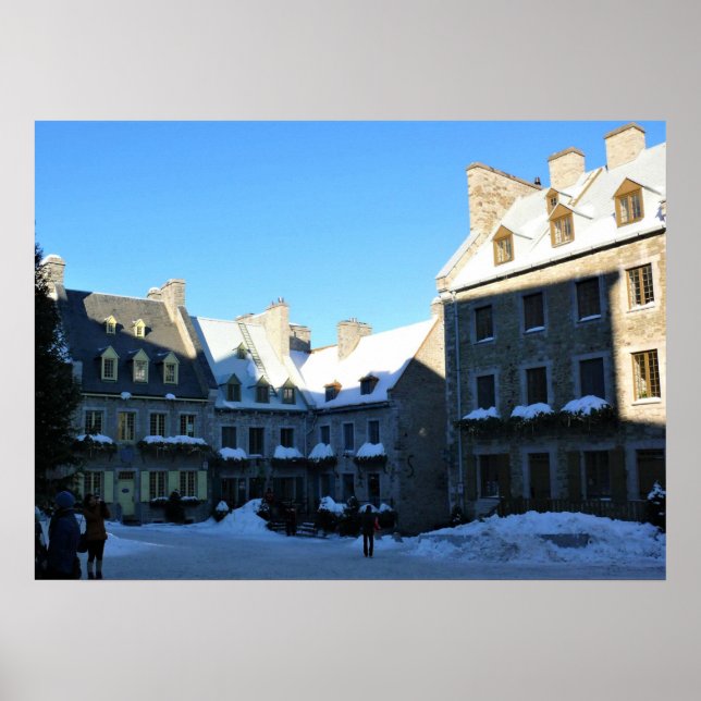 Old Quebec City, Quebec, Kanada Poster (Vorne)