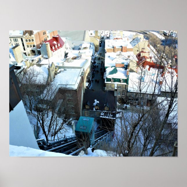 Old Quebec City, Quebec, Kanada Poster (Vorne)
