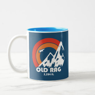 Old Rag Mountain Sun Adler Zweifarbige Tasse