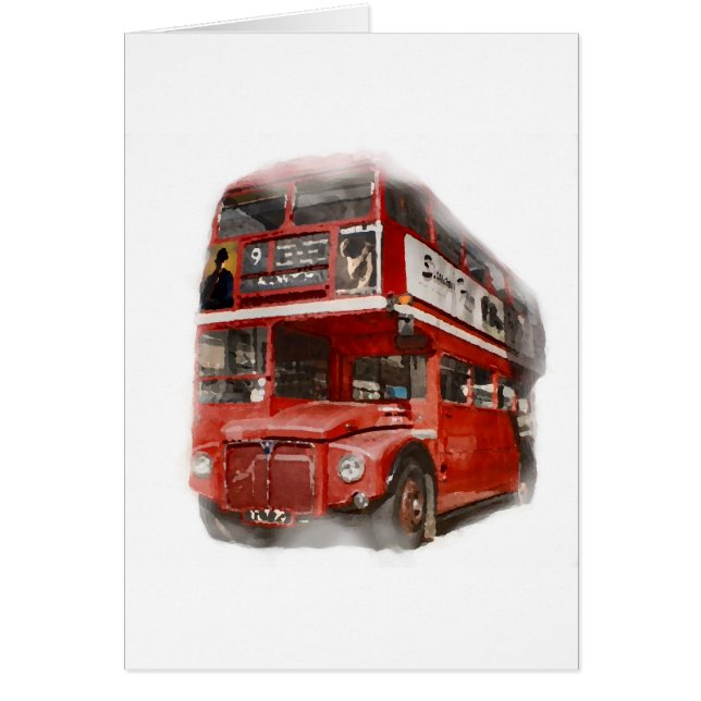 Old Red London Bus (Vorne)