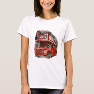 Old Red London Bus T-Shirt