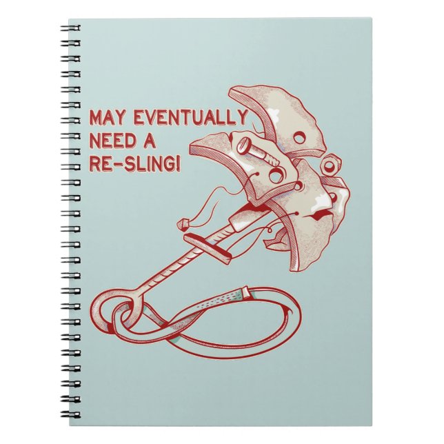 Old Rock Klettercam lustig Notizblock (Vorderseite)