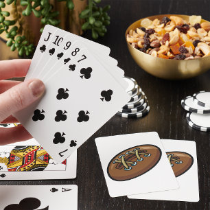 Old Rugby Ball Spielkarten