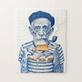 Old Sailor Eating Sandwich Puzzle