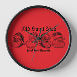 Old Saint Nick BFTG Clock Uhr