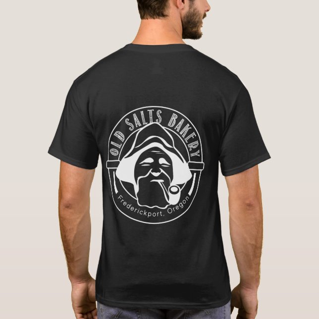 Old Salts Bäckerei Black Men T - Shirt (Rückseite)