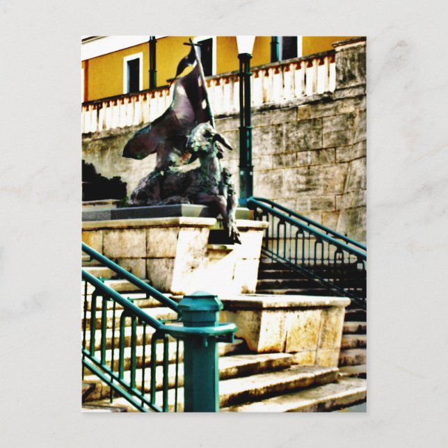 Old San Juan Post Card V Postkarte (Vorderseite)