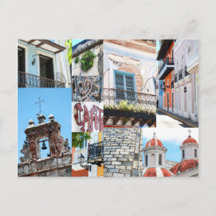 Old San Juan, Puerto Rico - Postkarte FotoCollage