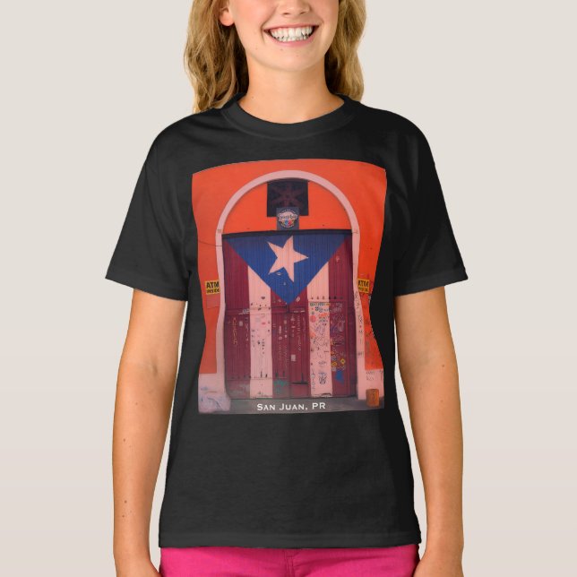 Old San Juan, Puerto Rico Pride  T-Shirt (Vorderseite)