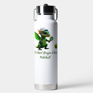 Old Schook Dragon X Pickleball Team Kinder Trinkflasche