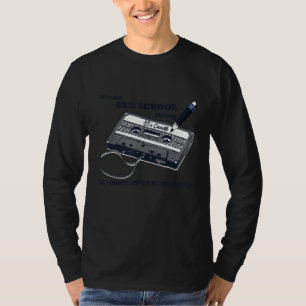 Old School 80er Kassette Bleistift Rolle Repariere T-Shirt