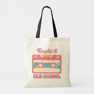 Old School 80er Mix Tape Retro Nostagia Tragetasche