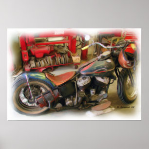 Old School Art Poster