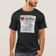 Old School Budbuilding sport Pop art T-Shirt (Vorderseite)