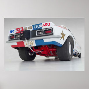 Old School Camaro Print Poster