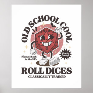Old School d20 Poster
