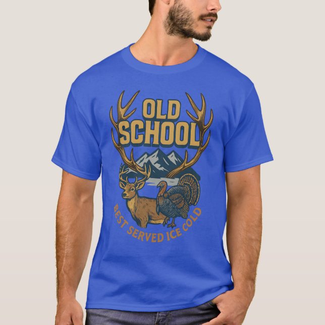 Old School Deh und Türkei Design T-Shirt (Vorderseite)
