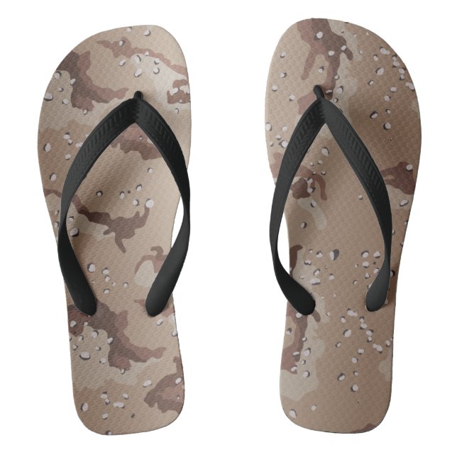 Old School Desert Camouflage Flip Flops (Fußbett)