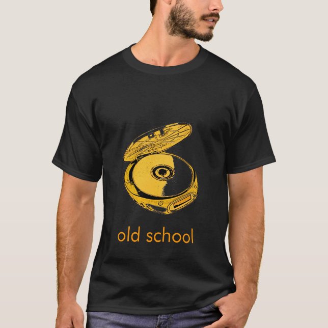 Old School Discman T-Shirt (Vorderseite)