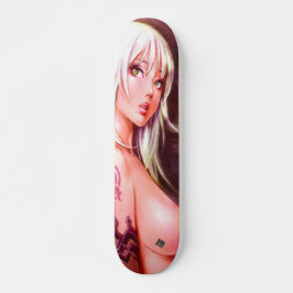 Old School Dragon Girl XIII Deck Skateboard