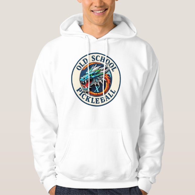Old School Dragon X Pickleball Kapuzenpullover  Hoodie (Vorderseite)