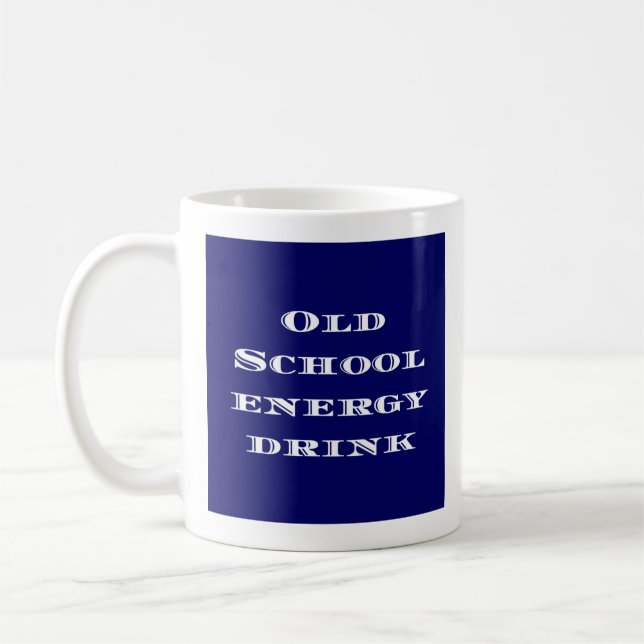Old School Energy Drink Kaffeetasse (Links)