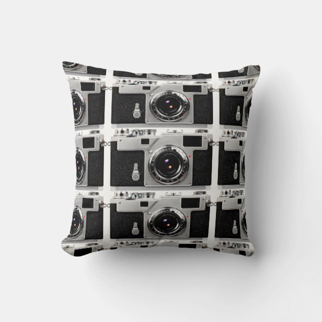 Old School Film Camera Kissen (Vorderseite)