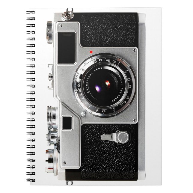 Old School Film Camera Notizblock (Vorderseite)