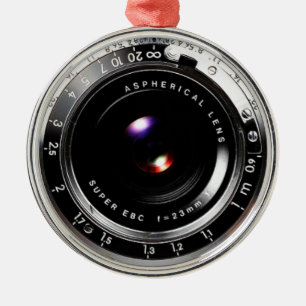 Old School Film Camera Ornament Aus Metall