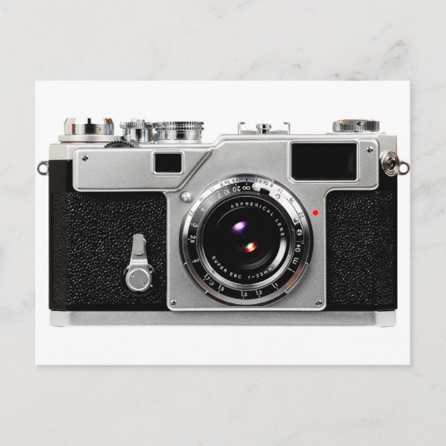Old School Film Camera Postkarte (Vorderseite)