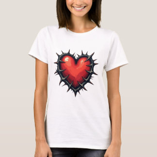Old School Heart & Thorns Tattoo T - Shirt