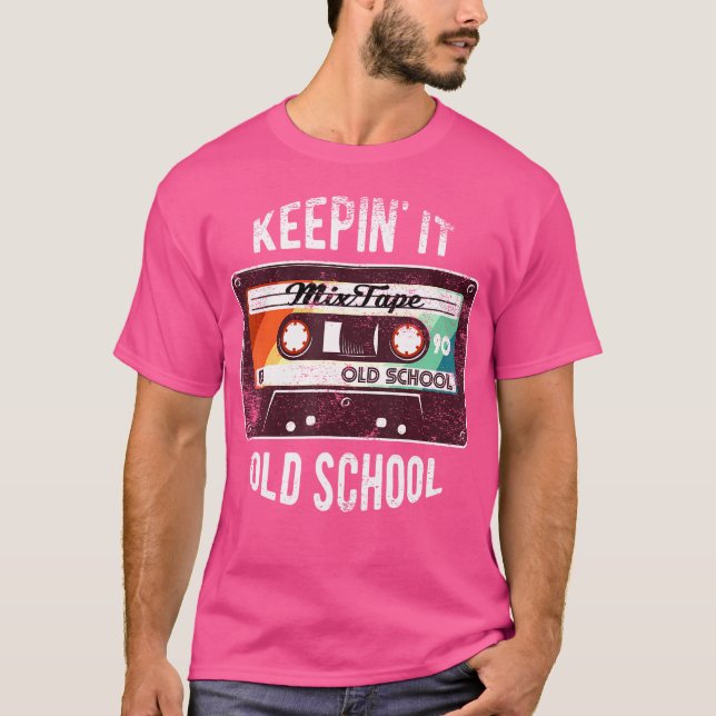 Old School Hip Hop 80er 90S Mixtape Graphic T Shir T-Shirt (Vorderseite)
